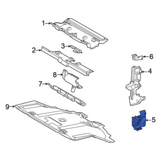 Toyota OE - Front Right Lower Radiator Support Baffle