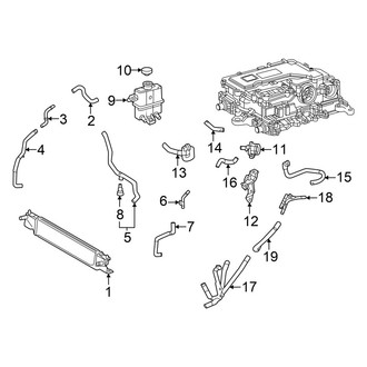 Toyota OE - Inverter Cooling Components (Gas)