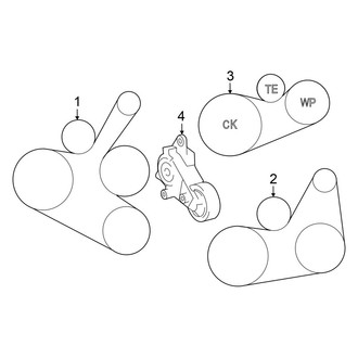 Toyota OE - Cooling - Belts & Pulleys