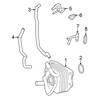 Toyota OE - Cooling - Engine Oil Cooler