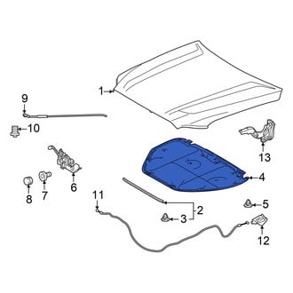Toyota OE - Front Hood Insulation Pad