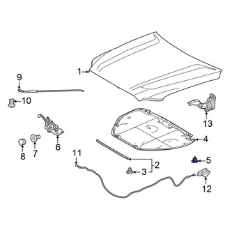 Toyota OE - Hood Insulation Pad Clip