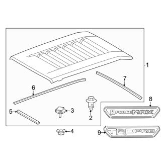 2025 Toyota 4Runner Replacement Hoods - Hinges, Supports | CARiD