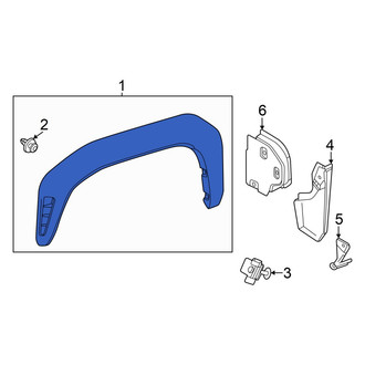 Toyota OE - Front Left Wheel Arch Molding
