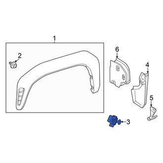 Toyota OE - Wheel Arch Molding Clip