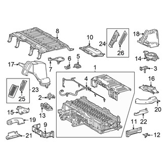 Toyota OE - Electrical - Battery (High Voltage), (FULL HYBRID EV-GAS (FHEV))