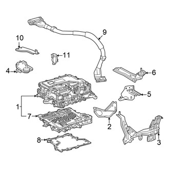 Toyota OE - Electrical Components (Inverter), (FULL HYBRID EV-GAS (FHEV))