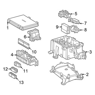 Toyota OE - Electrical - Fuse & Relay (Engine Compartment, Passenger Side)