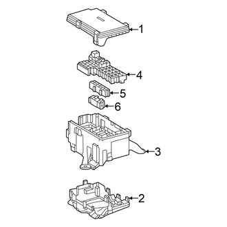 Toyota OE - Electrical - Fuse & Relay (Driver Side Engine Compartment)