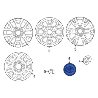Toyota OE - Wheel Cap