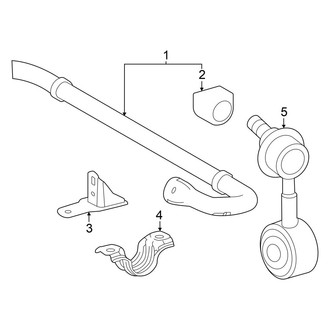 Toyota OE - Front Suspension - Stabilizer Bar & Components (RWD)