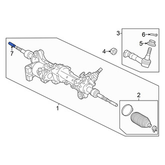 Toyota OE - Left Outer Steering Tie Rod End