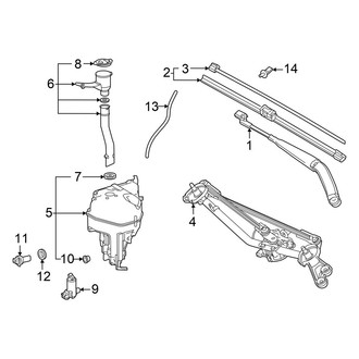 Toyota OE - Windshield - Wiper & Washer Components
