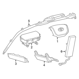 Toyota OE - Restraint Systems - Air Bag Components (Air Bags)