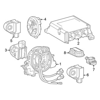 Toyota OE - Restraint Systems - Air Bag Components (Modules & Sensors)