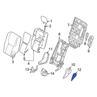 Toyota OE - Center Left Seat Back Recliner Adjustment Handle