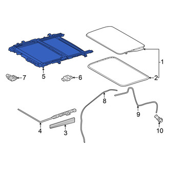 Toyota OE - Sunroof Frame