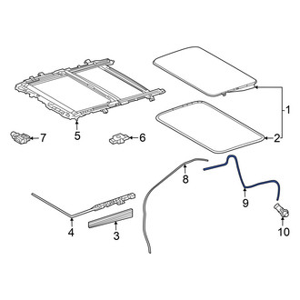 Toyota OE - Rear Left Sunroof Drain Hose