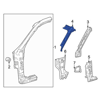 Toyota OE - Left Upper Inner Body A-Pillar