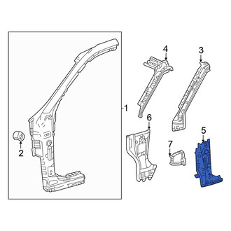 Toyota OE - Left Lower Body A-Pillar Reinforcement