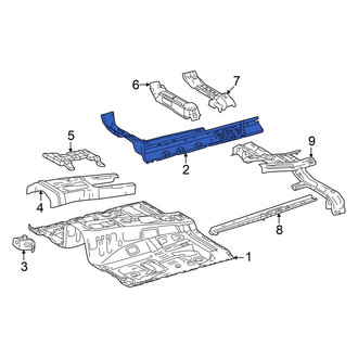 Toyota OE - Front Left Floor Side Rail