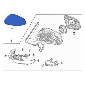 Toyota OE - Front Left Lower Door Mirror Cover