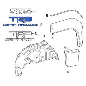 Toyota OE - Rear Left Quarter Panel Emblem