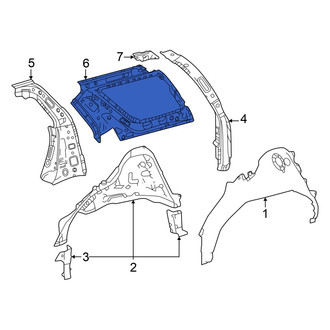 Toyota OE - Rear Right Roof Panel