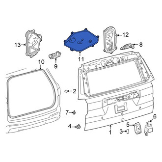 Toyota OE - Rear Center Liftgate Trim Cover