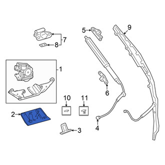 Toyota OE - Rear Liftgate Latch Cover