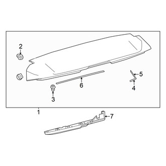Toyota OE - Lift Gate - Spoiler