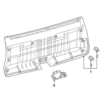 Toyota OE - Lift Gate - Interior Trim
