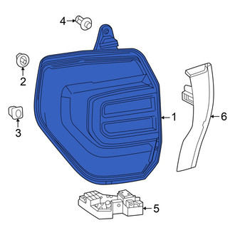 Toyota OE - Rear Left Tail Light Assembly