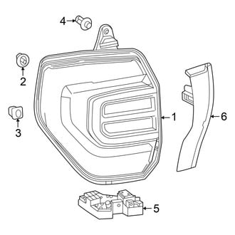 Toyota OE - Rear Lamps - Combination Lamps