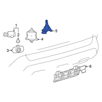 Toyota OE - Rear Left Blind Spot Detection System Warning Sensor Bracket
