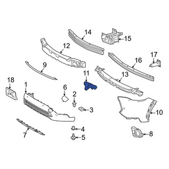 Toyota OE - Front Left Bumper Guide