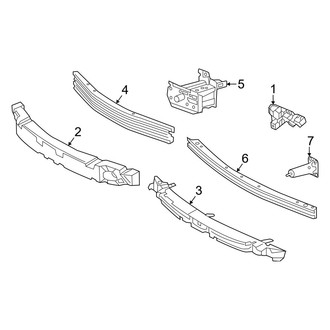 Toyota OE - Front Bumper & Grille - Bumper & Components (Supports & Reinforcements), (Hybrid S / Hybrid SE / Hybrid XSE)