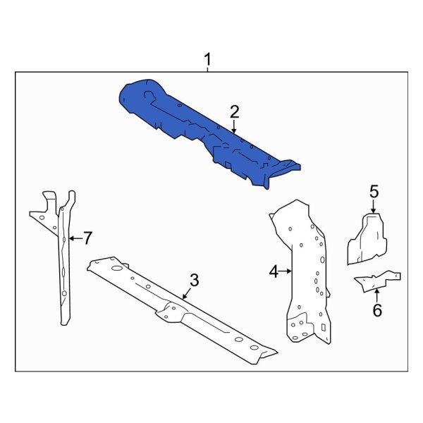 Radiator Support Tie Bar