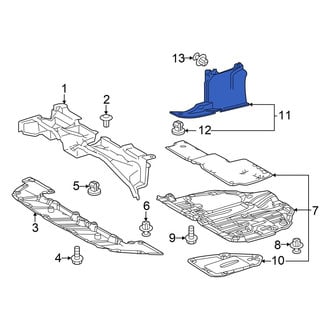 Toyota OE - Front Right Radiator Support Splash Shield