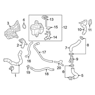 Toyota OE - Cooling - Radiator & Components (Reservoir & Hoses)