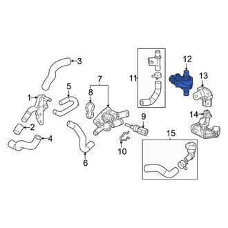 Toyota OE - Engine Coolant Control Valve