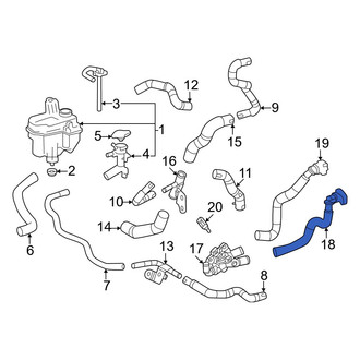 Toyota OE - HVAC Heater Hose