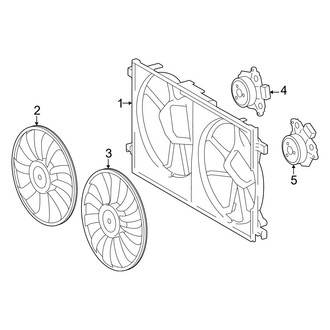 Toyota OE - Cooling Fan (Hybrid S / Hybrid SE / Hybrid XSE)
