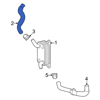 Toyota OE - Left Radiator Coolant Hose