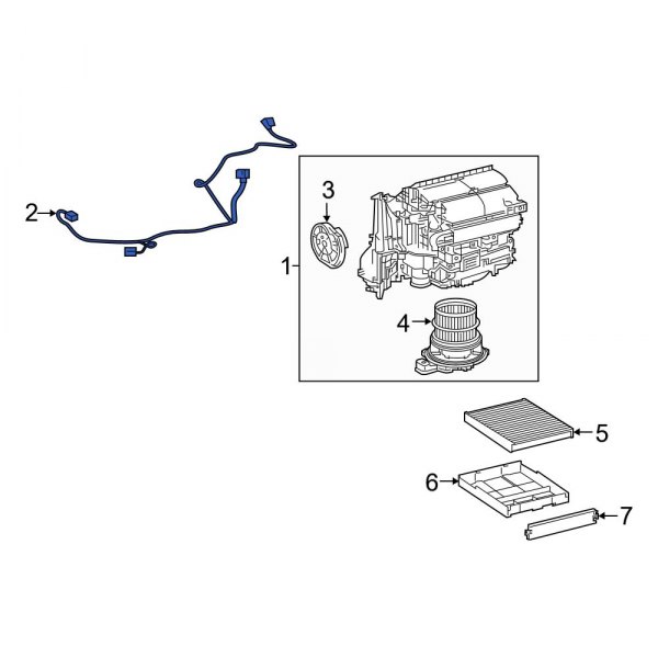 HVAC System Wiring Harness