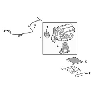 Toyota OE - Air Conditioner & Heater - Blower Motor & Fan
