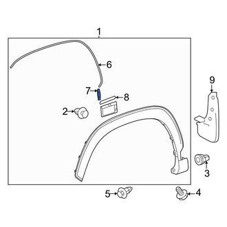 Toyota OE - Wheel Arch Molding Seal
