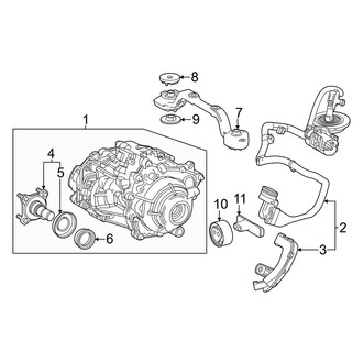 Toyota OE - Electrical Components (Rear Drive Motor), (Hybrid S / Hybrid SE / Hybrid XSE)