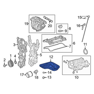 Toyota OE - Lower Engine Oil Pan