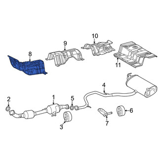 Toyota OE - Front Floor Pan Heat Shield